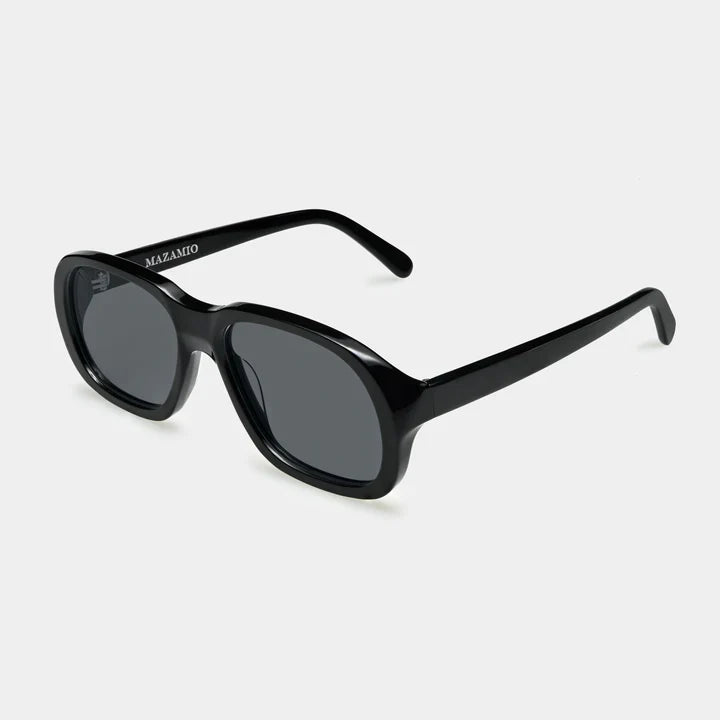 Mazamio Delon Sunglasses - Black with Dark Grey Tint