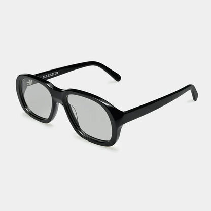 Mazamio Delon Sunglasses - Black with Light Grey Tint