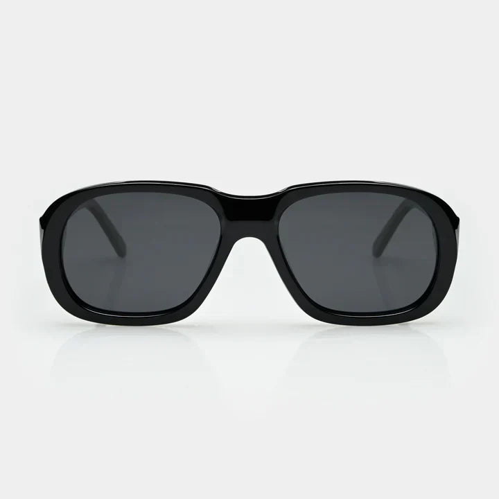 Mazamio Delon Sunglasses - Black with Dark Grey Tint
