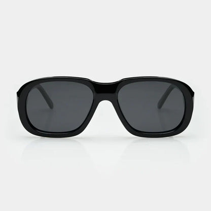 Mazamio Delon Sunglasses - Black with Dark Grey Tint