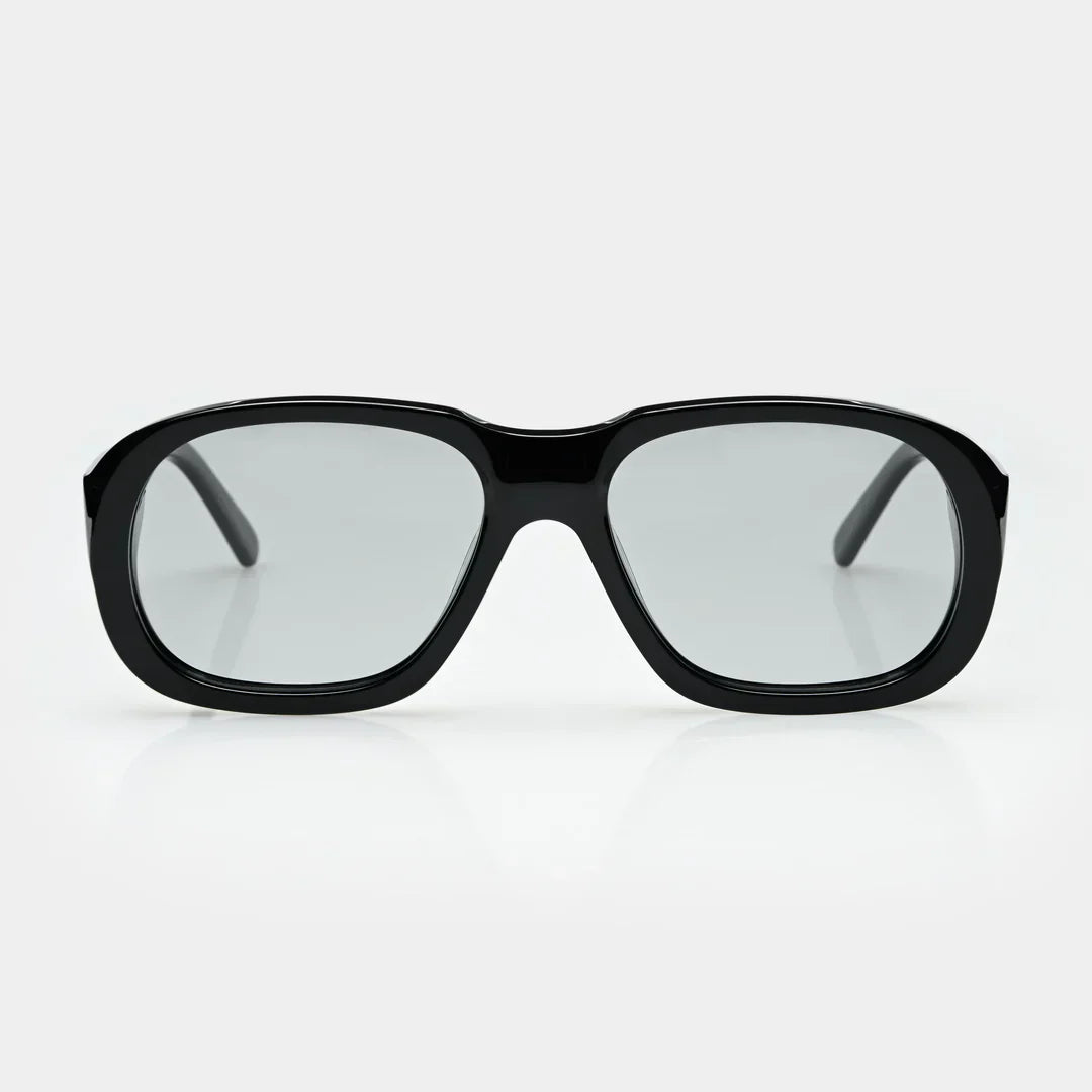 Mazamio Delon Sunglasses - Black with Light Grey Tint