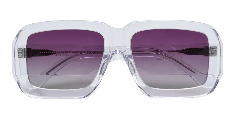 Mazamio Sunglasses - Transparent with Purple Gradient Tint