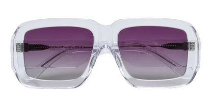 Mazamio Sunglasses - Transparent with Purple Gradient Tint
